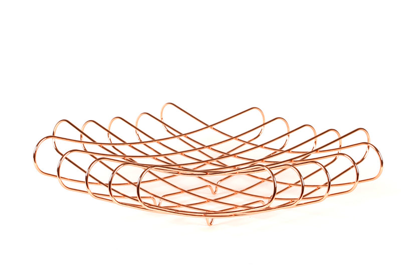 'GRID LUXE' Wire Fruit Bowl