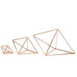 'HEX' Hexahedron Decorative Shape 3 Set